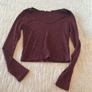 ⭐️⭐️maroon long sleeve